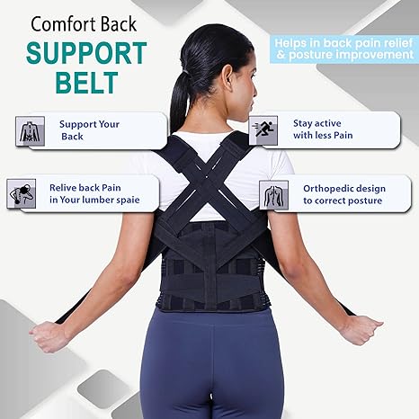 BackEase pro For Spine & Body Posture Correction | Clavicle Support For Unisex | Universal Size